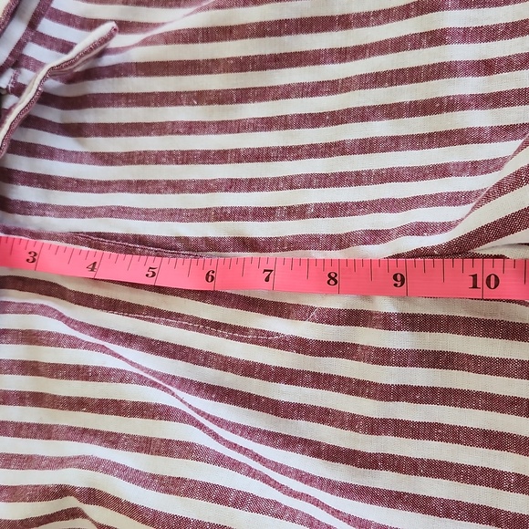 Love Tree Striped Paper Bag Shorts. Size M - Picture 9 of 10